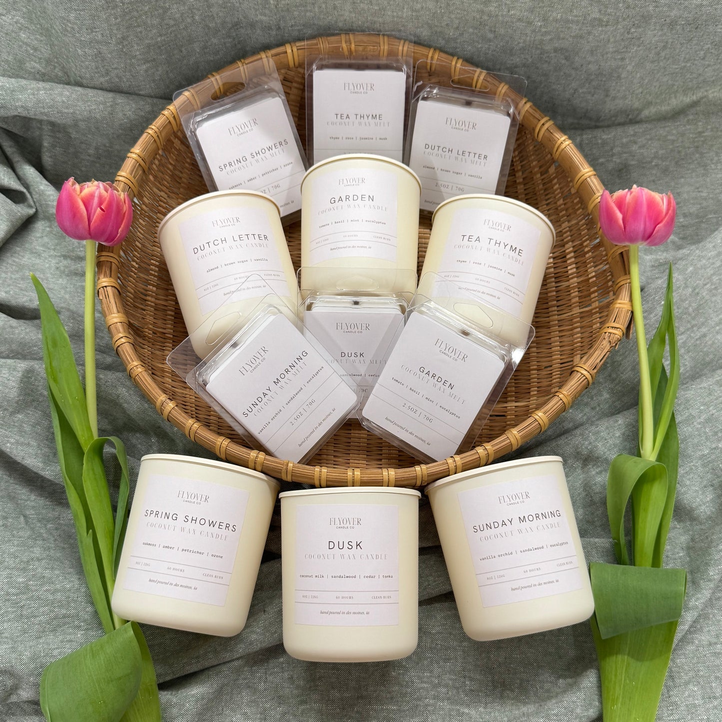 Rocío matutino - Frasco de vidrio de 8 oz